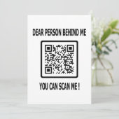 Invitation Analyser mon code QR pour un devis inspirant (Debout devant)