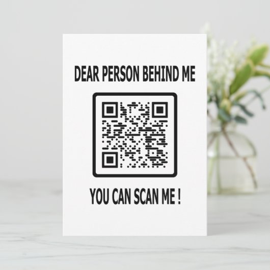 Invitation Analyser mon code QR pour un devis inspirant (Debout devant)