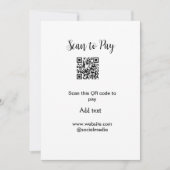 Invitation Analyser pour payer scanner code QR ajouter des dé (Devant)