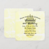 Invitation Ananas (Devant / Derrière)