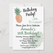 Invitation Ananas (Devant)