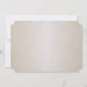 Invitation Ananas de mariage de plage RSVP (Dos)