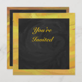 Invitation Ananas et Black Party (Devant / Derrière)