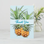 Invitation Ananas Merci Nouveaux mariés Couple (Debout devant)