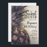 Invitation Ananas Tropical Elegant Beach Sweet 16 Party<br><div class="desc">Personnaliser pour tout événement.</div>