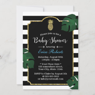 Invitation Ananas tropical moderne Baby shower hawaïen #2
