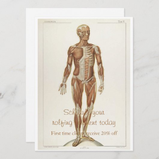 Invitation Anatomie (Devant / Derrière)