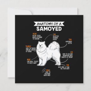Invitation Anatomie D'Un Chien Samoyé