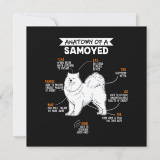 Invitation Anatomie D'Un Chien Samoyé