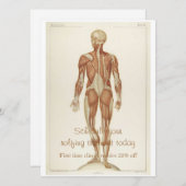 Invitation Anatomie Posterior (Devant / Derrière)