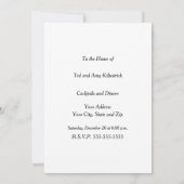 Invitation Anatomie squelettique antique : médical Halloween (Dos)