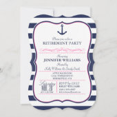 Invitation Ancho nautique ; l Parti de retraite Marine et Ros (Devant)