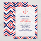 Invitation Anchor Argyle (Devant / Derrière)