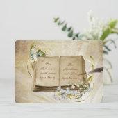 Invitation Ancien album de mariage (Debout devant)