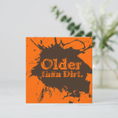 Invitation Ancien comme chef - 40e anniversaire Dirt Party In (Debout devant)