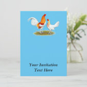 Invitation Ancien jeu anglais Bantam : Red Pyle (Debout devant)