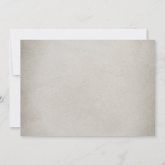 Invitation Ancien journal de mariage Sauvegarder la date (Dos)