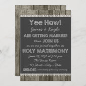 Invitation Ancien Mariage de tableau de bord rouge (Devant / Derrière)