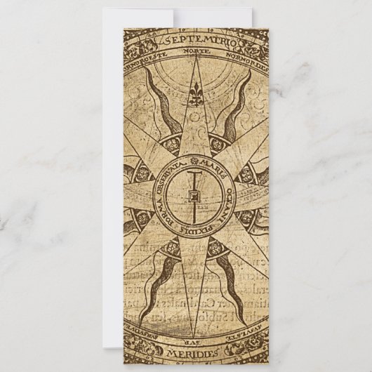 Invitation Ancien Rose Compass (Devant)