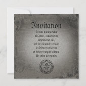 Invitation Ancien Rose Compass (Dos)
