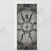 Invitation Ancien Rose Compass (Devant)