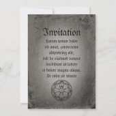 Invitation Ancien Rose Compass (Dos)