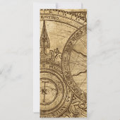 Invitation Ancien Rose Compass (Dos)