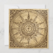 Invitation Ancien Rose de Compass (Devant)