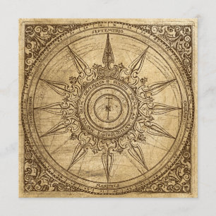 Invitation Ancien Rose de Compass