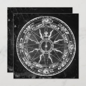 Invitation Ancien Rose de Compass (Devant / Derrière)