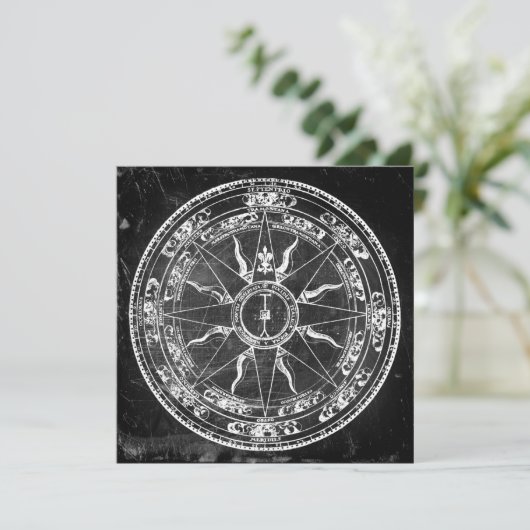 Invitation Ancien Rose de Compass (Debout devant)