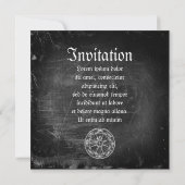 Invitation Ancien Rose de Compass (Dos)