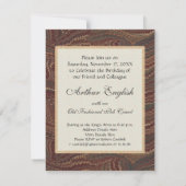 Invitation Ancien style anglais pub Crawl fête d'anniversaire (Dos)