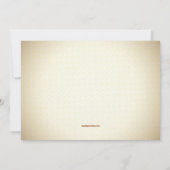 Invitation ancienne de rouge, blanche et bleue du (Dos)