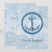 Invitation Ancre (Devant / Derrière)