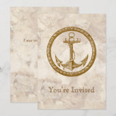 Invitation Ancre (Devant / Derrière)