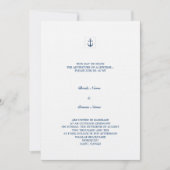 Invitation Ancre (Devant)