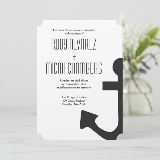 Invitation Ancre (Debout devant)