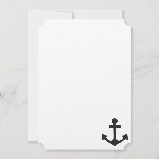 Invitation Ancre (Dos)