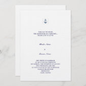 Invitation Ancre (Devant / Derrière)