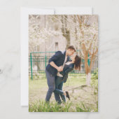 Invitation Ancre Bleue marine classique Enregistrer la date (Dos)