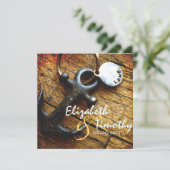 Invitation Ancre de l'Faire-part de mariage d'amour (Debout devant)