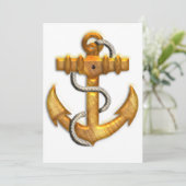 Invitation Ancre d'or (Debout devant)