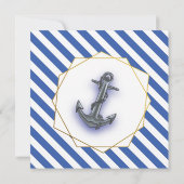 Invitation Ancre nautique Fabuleux Mariage de voile (Dos)