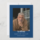 Invitation Ancre rustique Photo nautique Célébration de la vi (Dos)