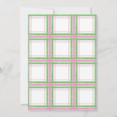 Invitation Ancres Éloignées Fille Baby shower nautique (Dos)