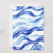 Invitation Ancres et vagues : Baby shower nautique aquarelle (Dos)