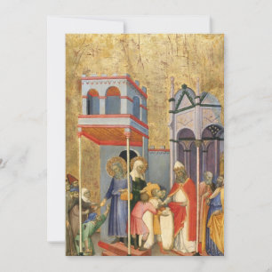 Invitation Andrea di Bartolo - Joachim et Anna Giving Food to