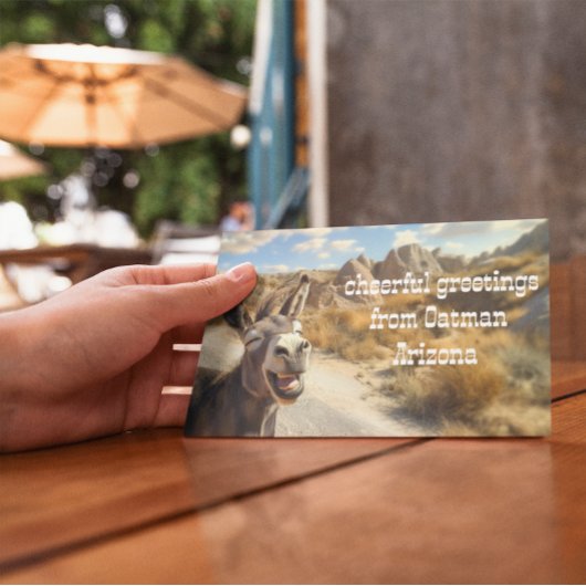 Invitation Âne souriant, Oatman Arizona