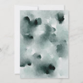 Invitation Anémones blanches et Roses Mariage de couronne de (Dos)